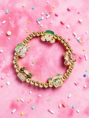 NEW Disney Minnie/Mickey Mouse Cupcake Pisa Bracelet Officially Licensed Product